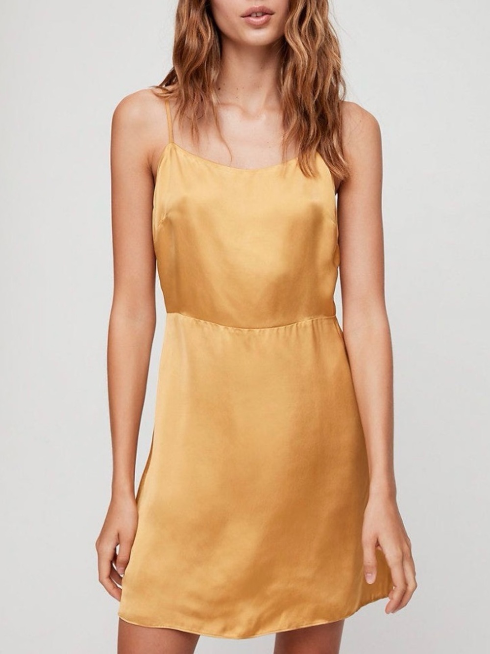 Aritzia Wilfred Isabelle Slip Mini Dress